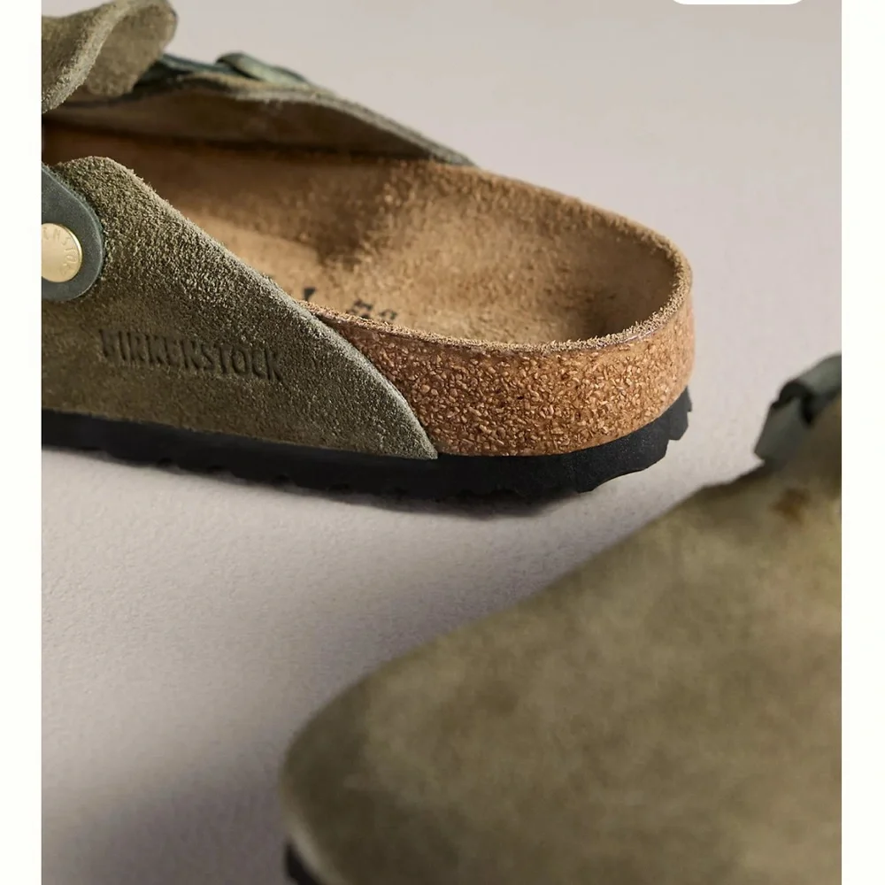 Birkenstock Boston Braided Clogs Color: Thyme - Picture 3 of 8